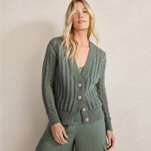 NWOT Haven Well Within Open Stitch Cardigan